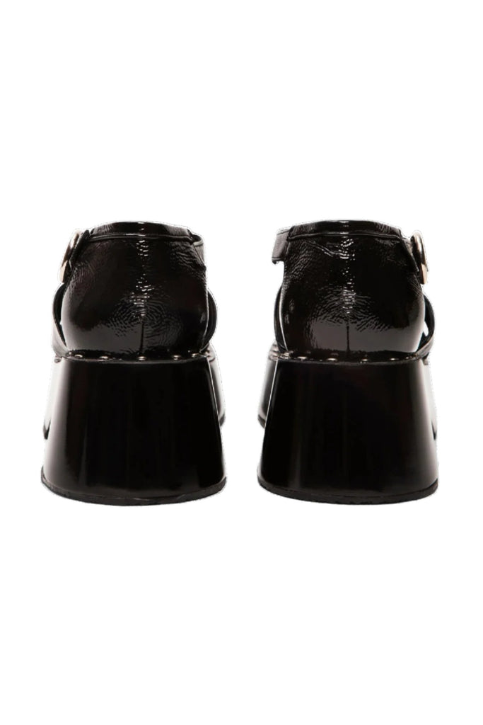 avery / black cracked patent | Nicole Saldaña Footwear
